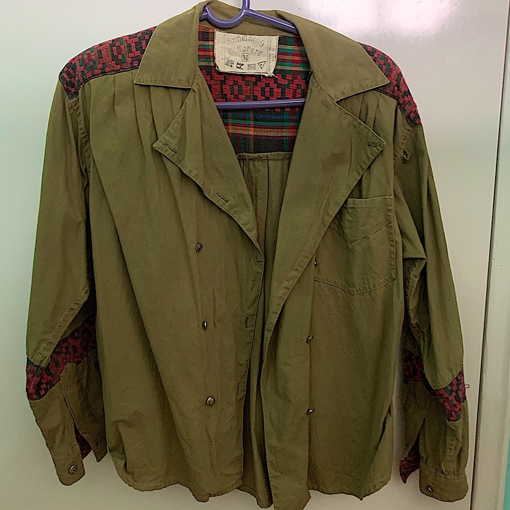 Olive toned Women’s Button-down Top